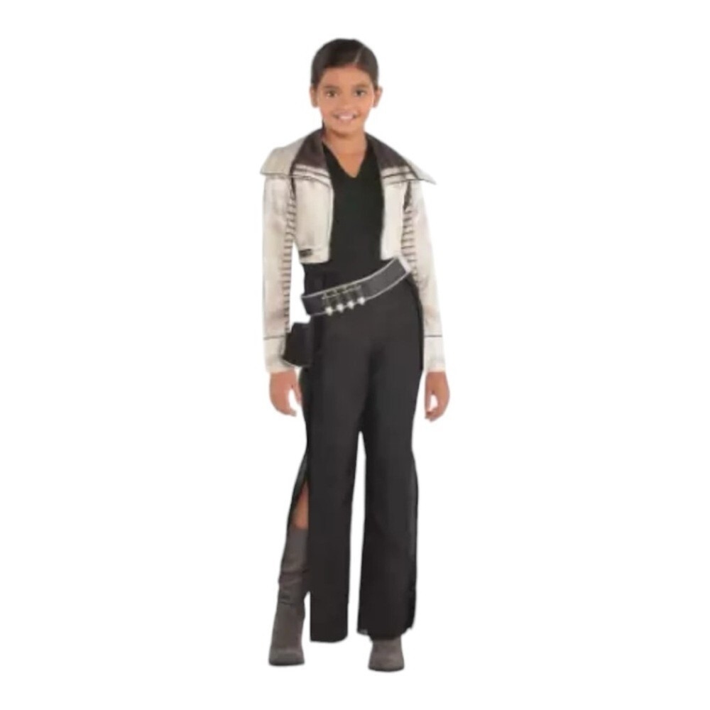 Star Wars Qi'ra Costume Child Large 12-14 Solo Movie‎ Jumpsuit Jacket Belt NEW